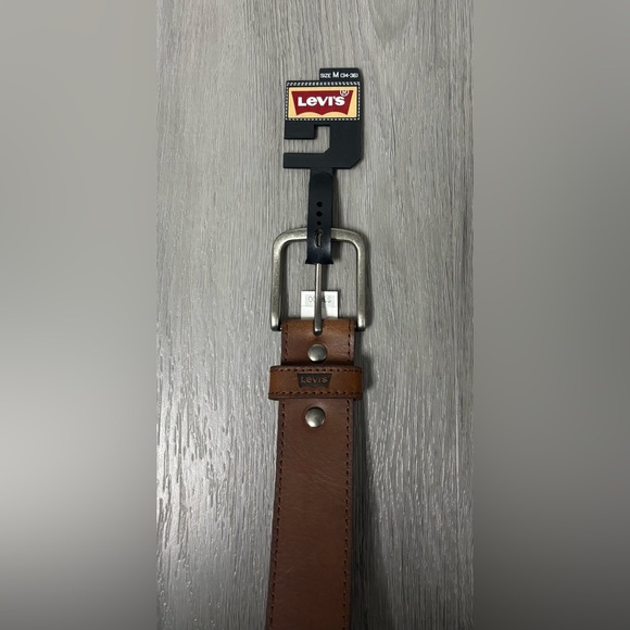 Levi's Other - Levi's Brown Genuine Leather Belt Men’s Size Medium 34-36 Brand New With Tags
